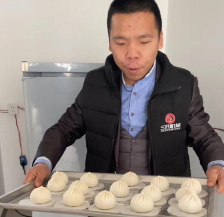 仿手工包子機制作速凍包子方法